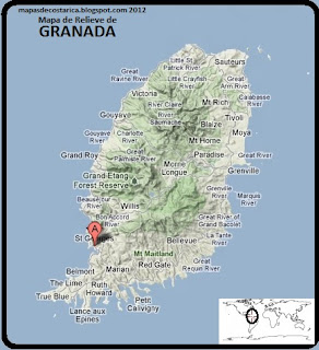 Mapa de Relieve de GRANADA Mapa de Relieve de GRANADA