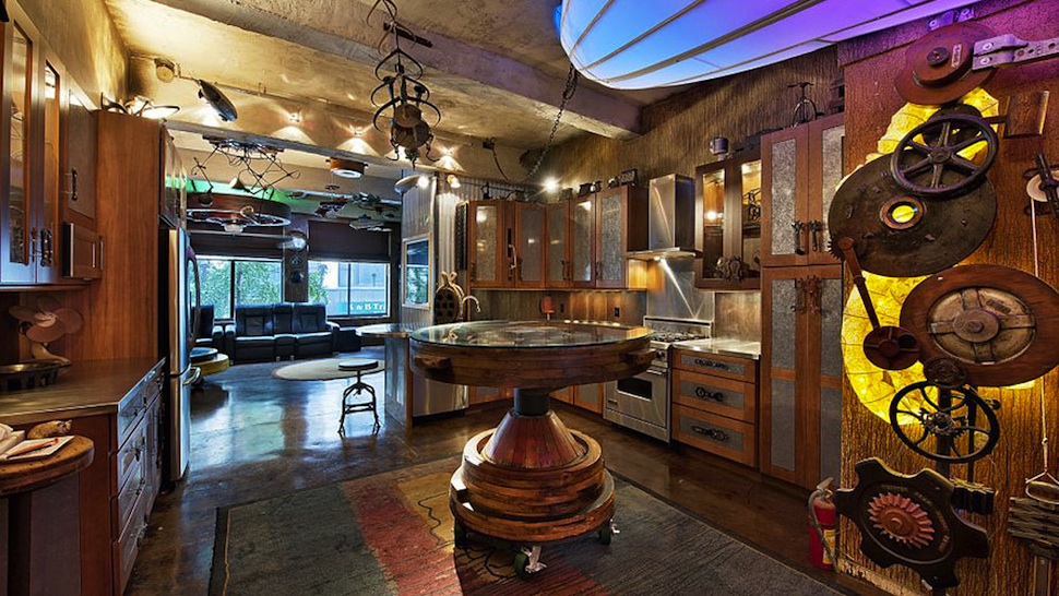 Fantásticas casas estilo steampunk Adventure Graphics