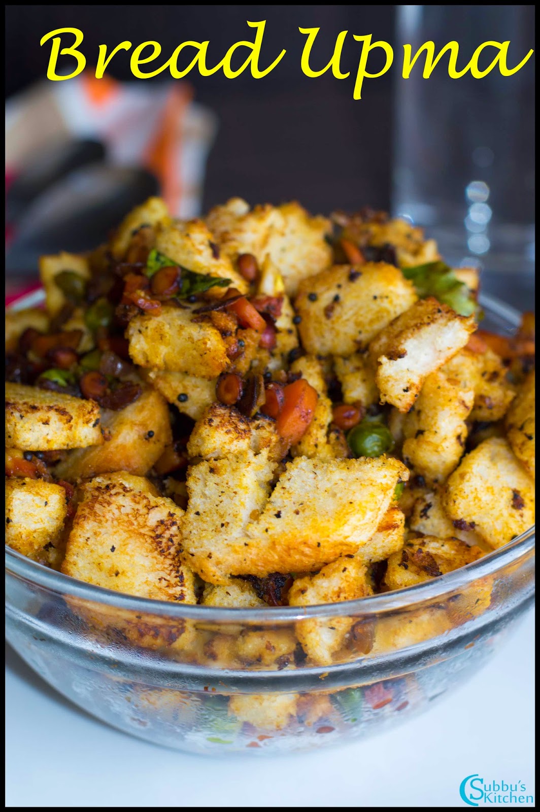 Bread Upma Bread Upma