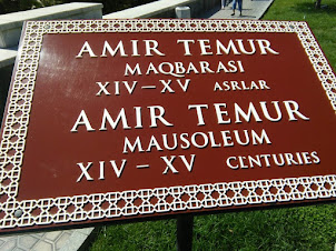 Amir Timur Mausoleum in Samarkand.