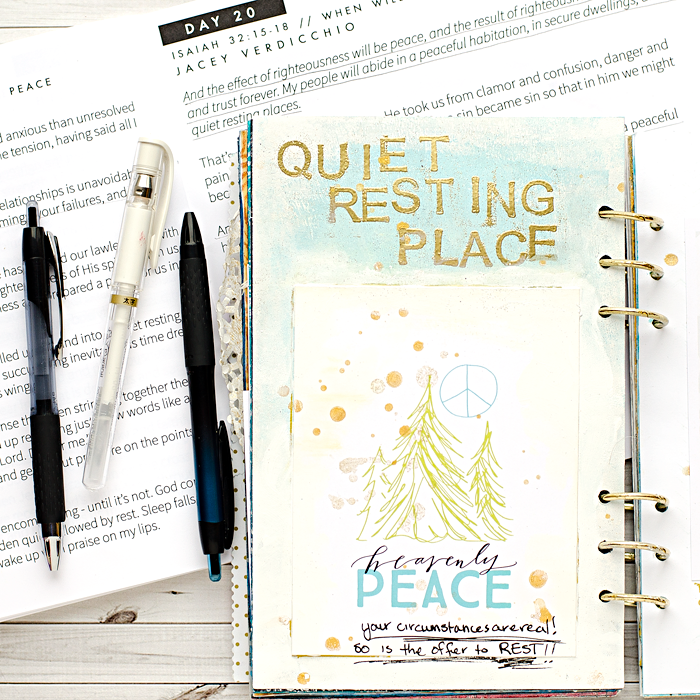 Heather Greenwood Designs Merry CHRISTmas Advent Art Worship Journal