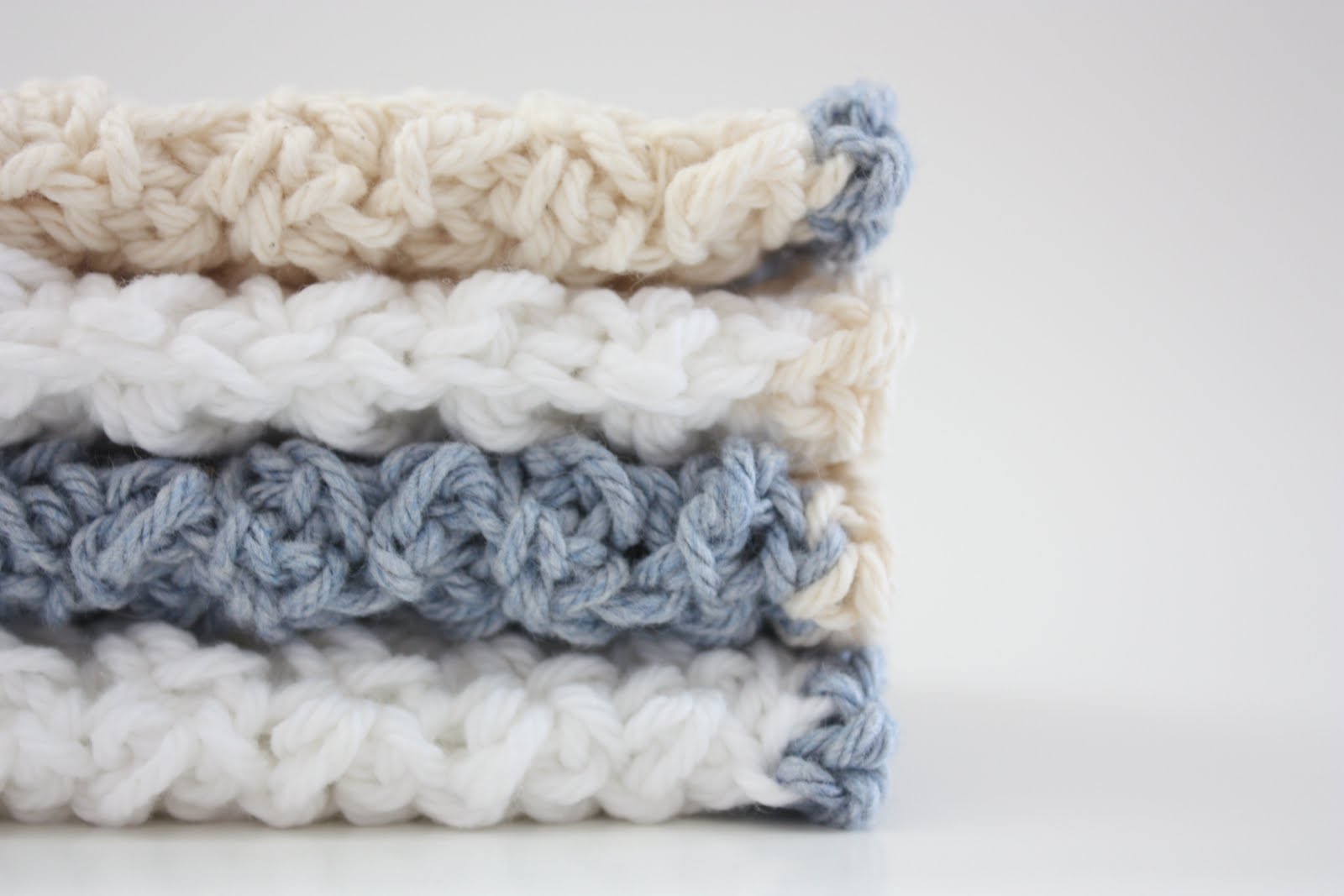 Homestead Crochet Washcloths for Baby