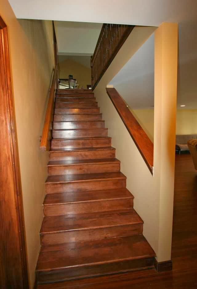 pictures of finished basement stairs