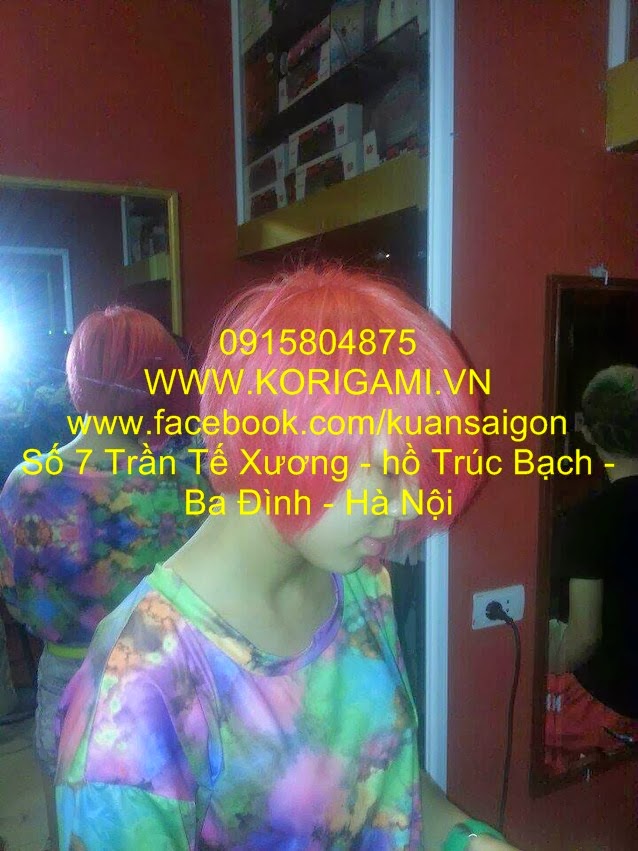 NHUỘM TÓC MÀU HỒNG, NHUỘM TÓC TONE MÀU HỒNG, TÓC MÀU PINK. TÓC MÀU HỒNG PASTEL, NHUỘM TÓC OMBRE, TẠI HÀ NỘI