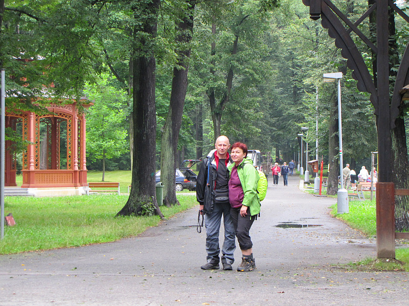 Rožnov pod Radhoštěm - park miejski. Rožnov pod Radhoštěm - park miejski.