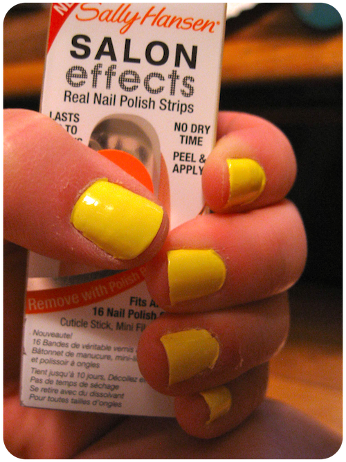 BEAUTY Sally Hansen Nail Polish Strips Neon Rattail