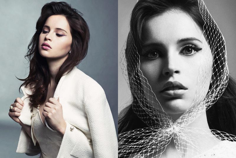 Dolce Vita' Felicity Jones models all Dolce & Gabbana for Marie Claire