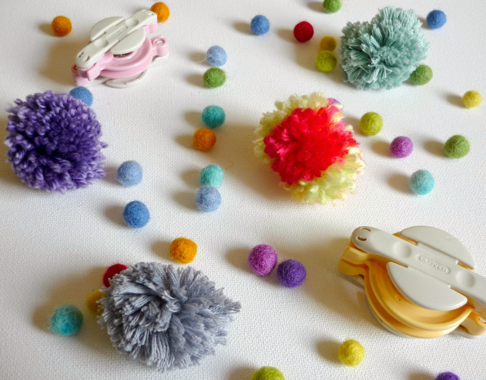 Abso-knitting-lutely!: How to Use a Clover Pompom Maker: Step-By-Step Photo  Guide