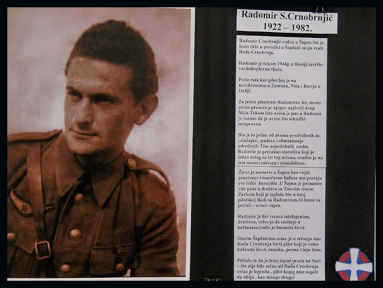 Pilot major Radomir S.Crnobrnjić  1922-1982.