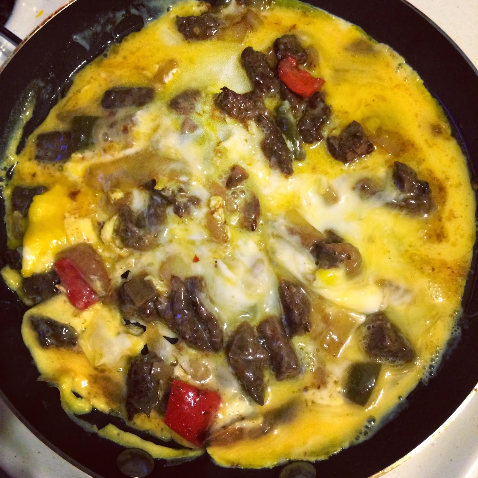 Little Cook in the Big City Skirt Steak Scrambled Eggs