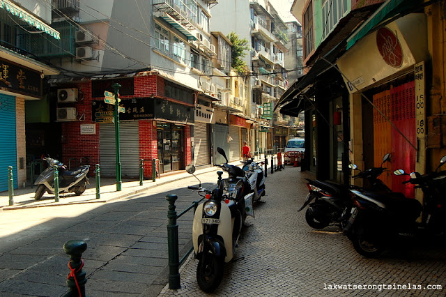 OUTSIDE THE SQUARES OF THE HISTORIC CENTRE OF MACAO OUTSIDE THE SQUARES OF THE HISTORIC CENTRE OF MACAO