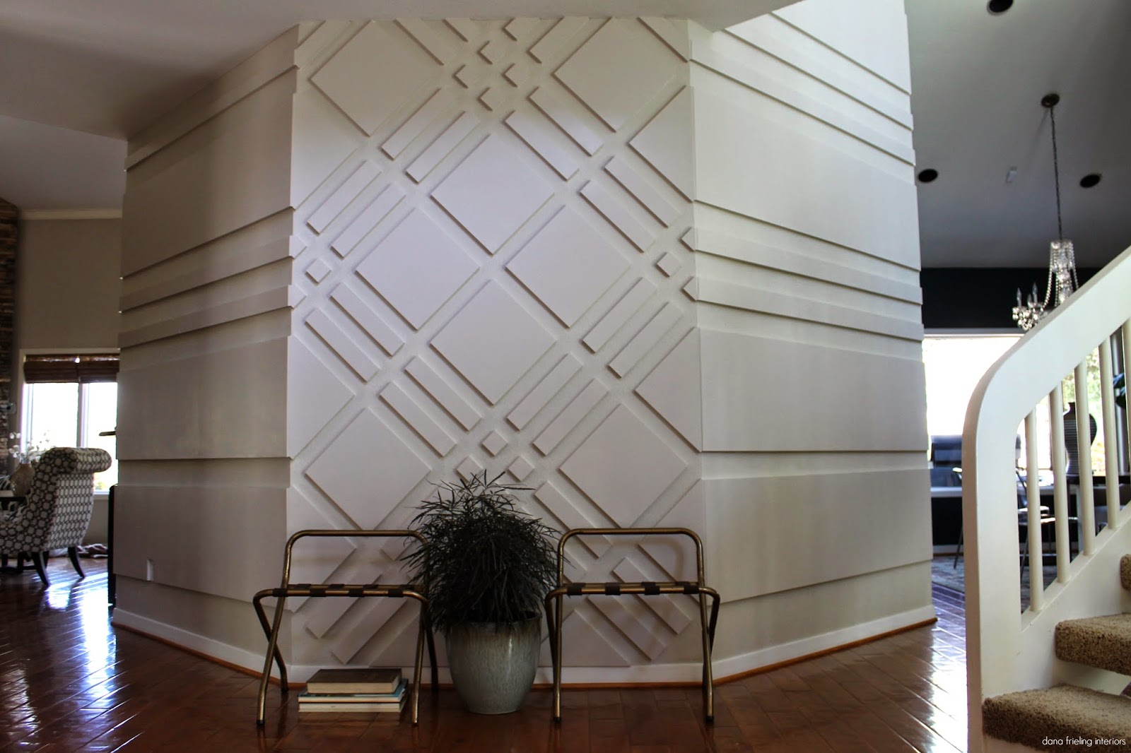 Make Them Wonder Graphic Wall Treatment Before/After