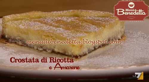 Crostata Di Ricotta E Amarene Ricetta Parodi Da I Menu Di Benedetta