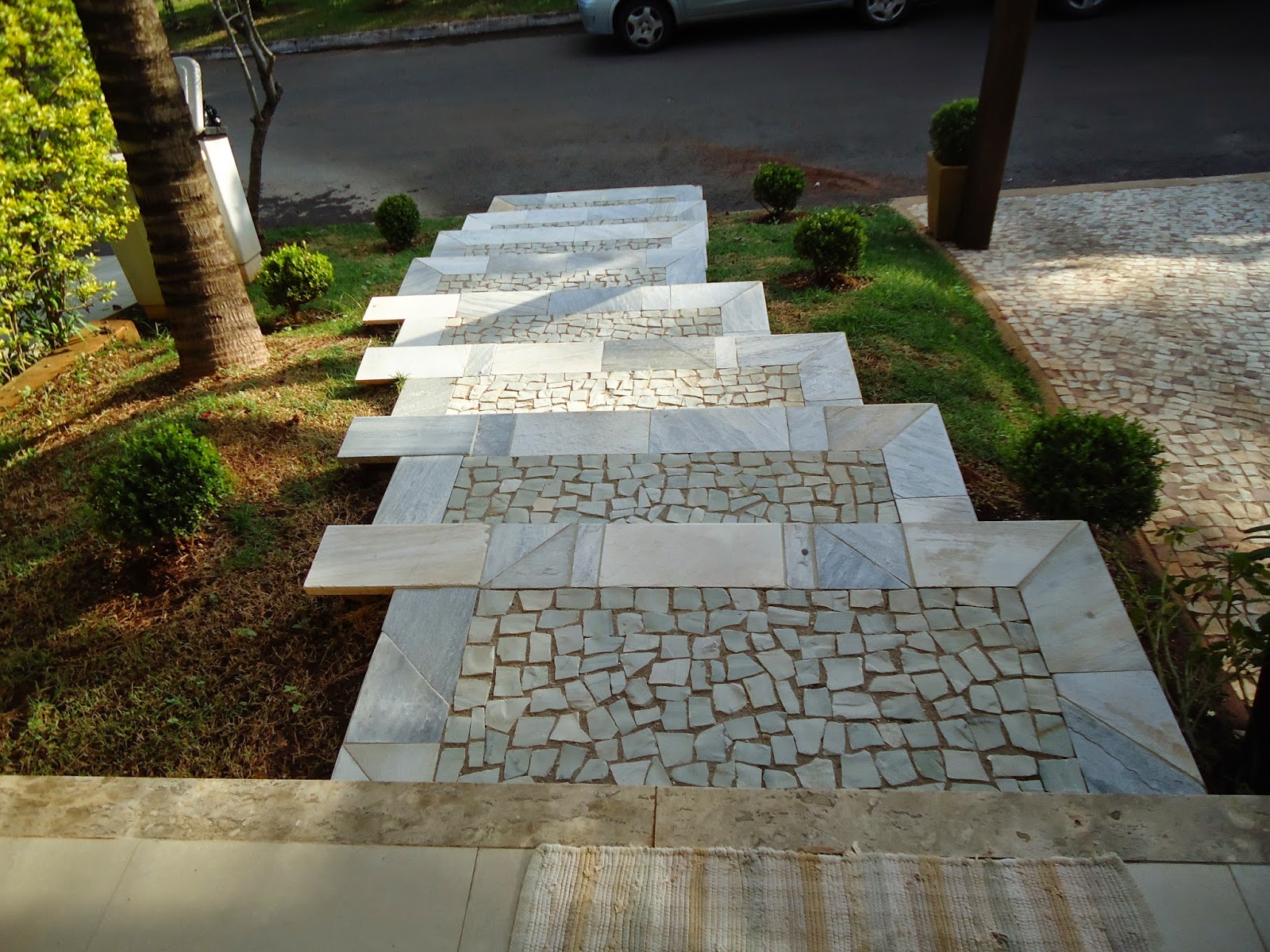 escada de pedra no jardim:Realizando a Reforma: Lavagem de Pedra São Tomé e pedra Portuguesa escada de pedra no jardim:Realizando a Reforma: Lavagem de Pedra São Tomé e pedra Portuguesa