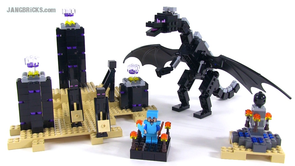 JANGBRiCKS LEGO reviews & MOCs: LEGO Minecraft: The Ender Dragon reviewed!  set 21117