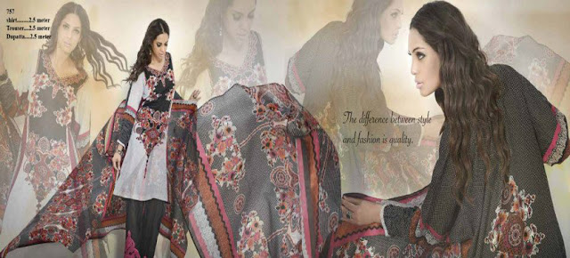 Julia Lawn Spring-Summer Collection 2013 By Ittehad Textiles