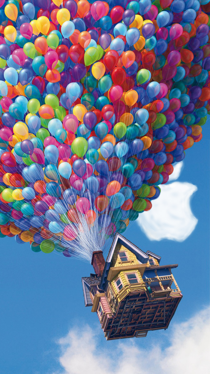 iPhone 5 Pixar UP Wallpaper