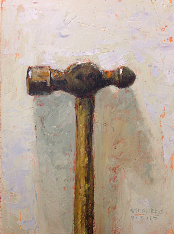 Daily Painting Ball Peen Hammer 5x7
