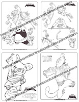 kung fu panda coloring pages