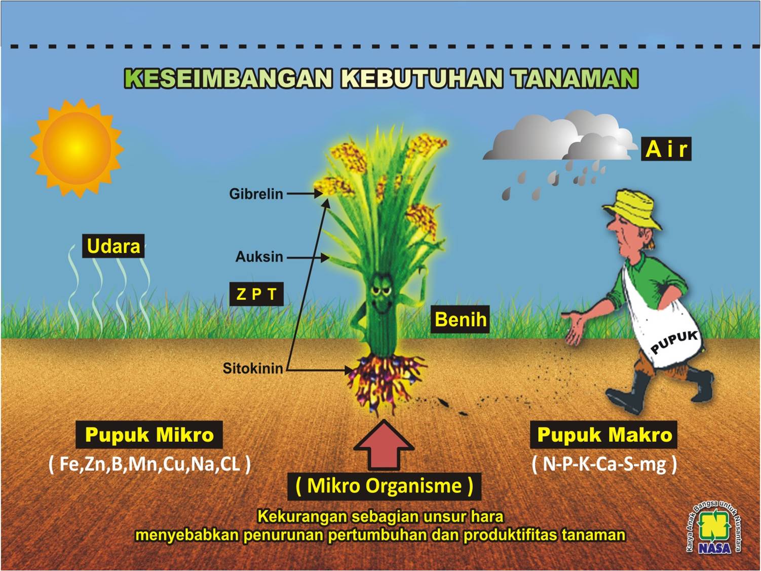 BUDIDAYA Makanan Tanaman
