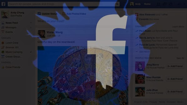 فيسبوك تكشف عن تصميم جديد