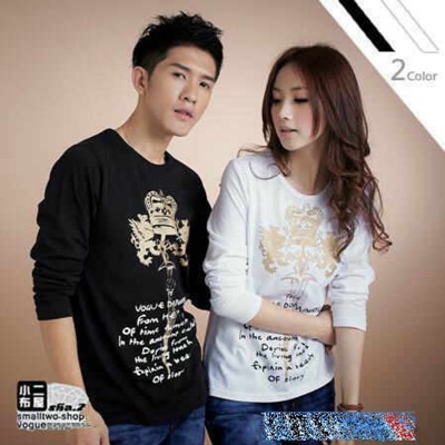 Kaos Couple Lengan Panjang Putih Murah di Jakarta Bahan Combed Lucu Kaos Couple Lengan Panjang Putih Murah di Jakarta Bahan Combed Lucu
