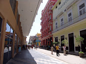 Calle Obispo En La Habana Vieja, Cuba