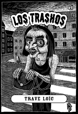 Les Crados - Garbage Pail Kids Tomahawk_twk_los_trashos_037_trave_loic
