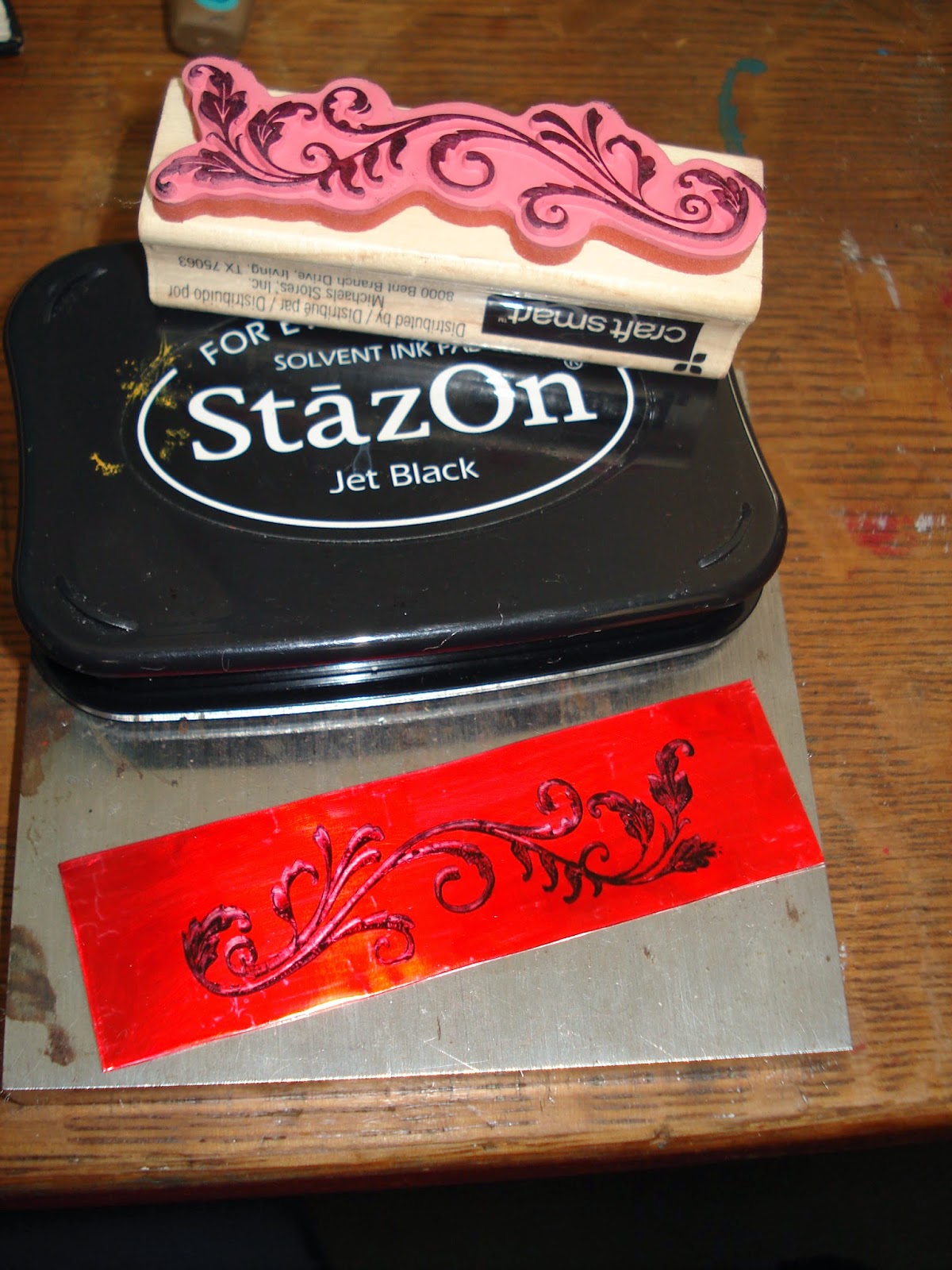 My stuff, my life Reverse Sharpie Resist Metal Etching tutorial...