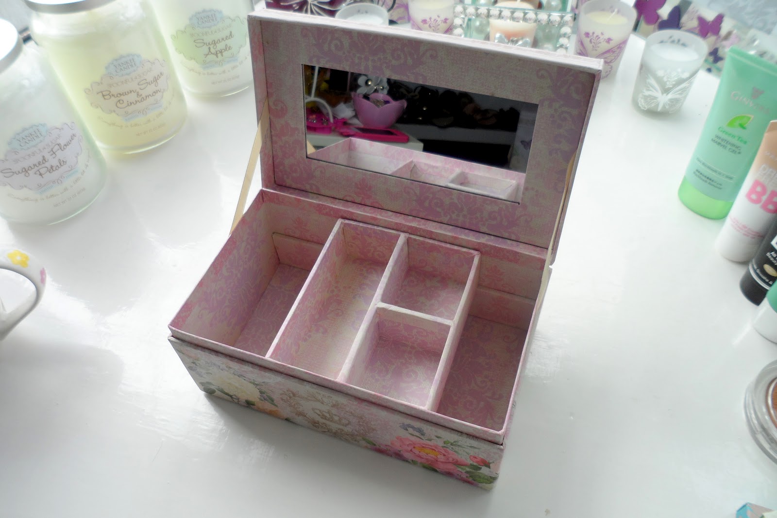 Pretty new storage boxes from TK Maxx flutter and sparkle