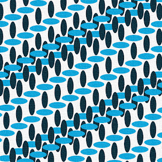 Muster in Blau und Weiß 1 Muster in Blau und Weiß 1