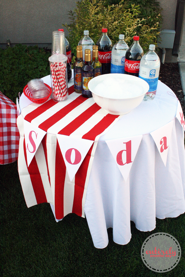 Red and White Retro Barbecue Party Ideas Entirely Eventful Day