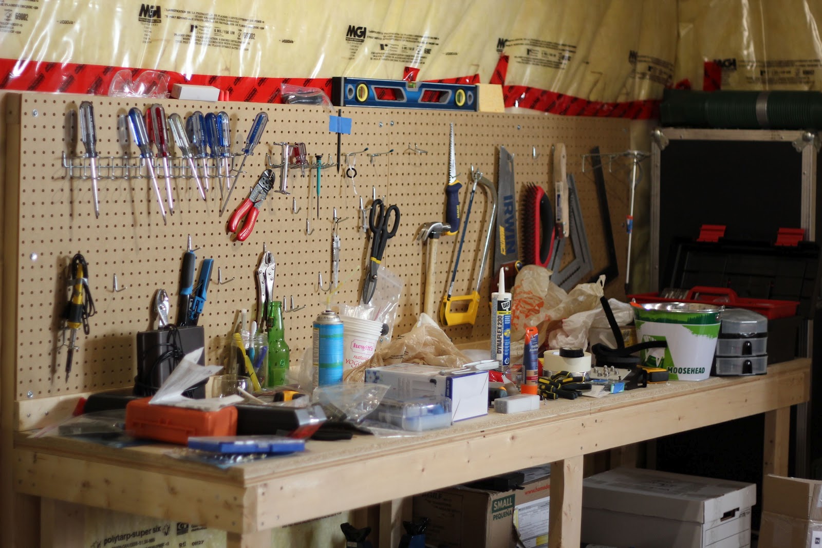 Organizing with Carole Even organizing my husband's workbench!