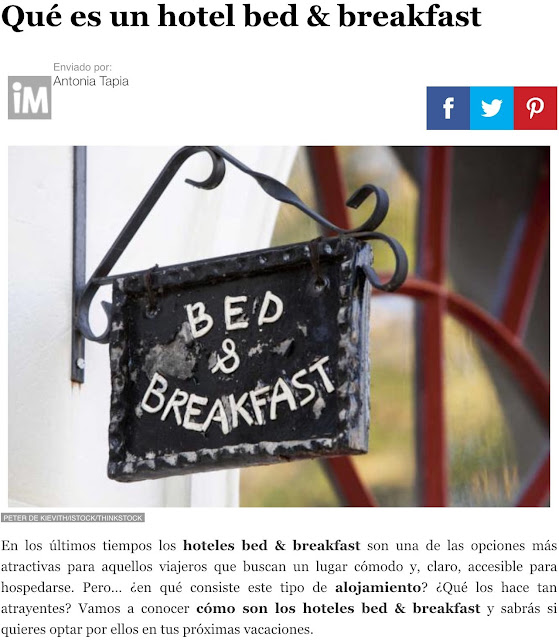 La Ruchi 1893 qué es un bed & breakfast