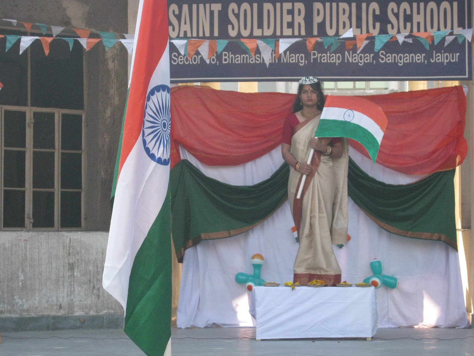 Saint Soldier Public School Pratap Nagar Jaipur 64th Republic Day