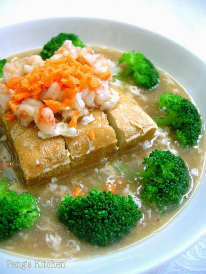 Peng's Kitchen Tofu in Creamy Egg Sauce