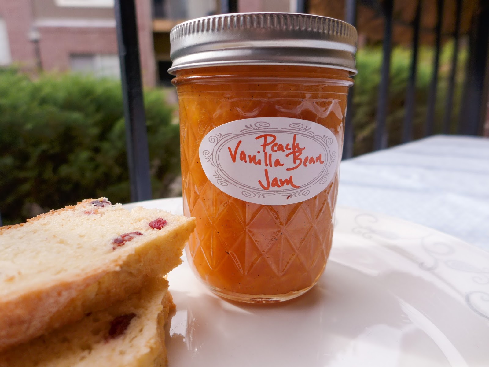 Dimples & Delights Peach Vanilla Bean Jam (Two Ways)