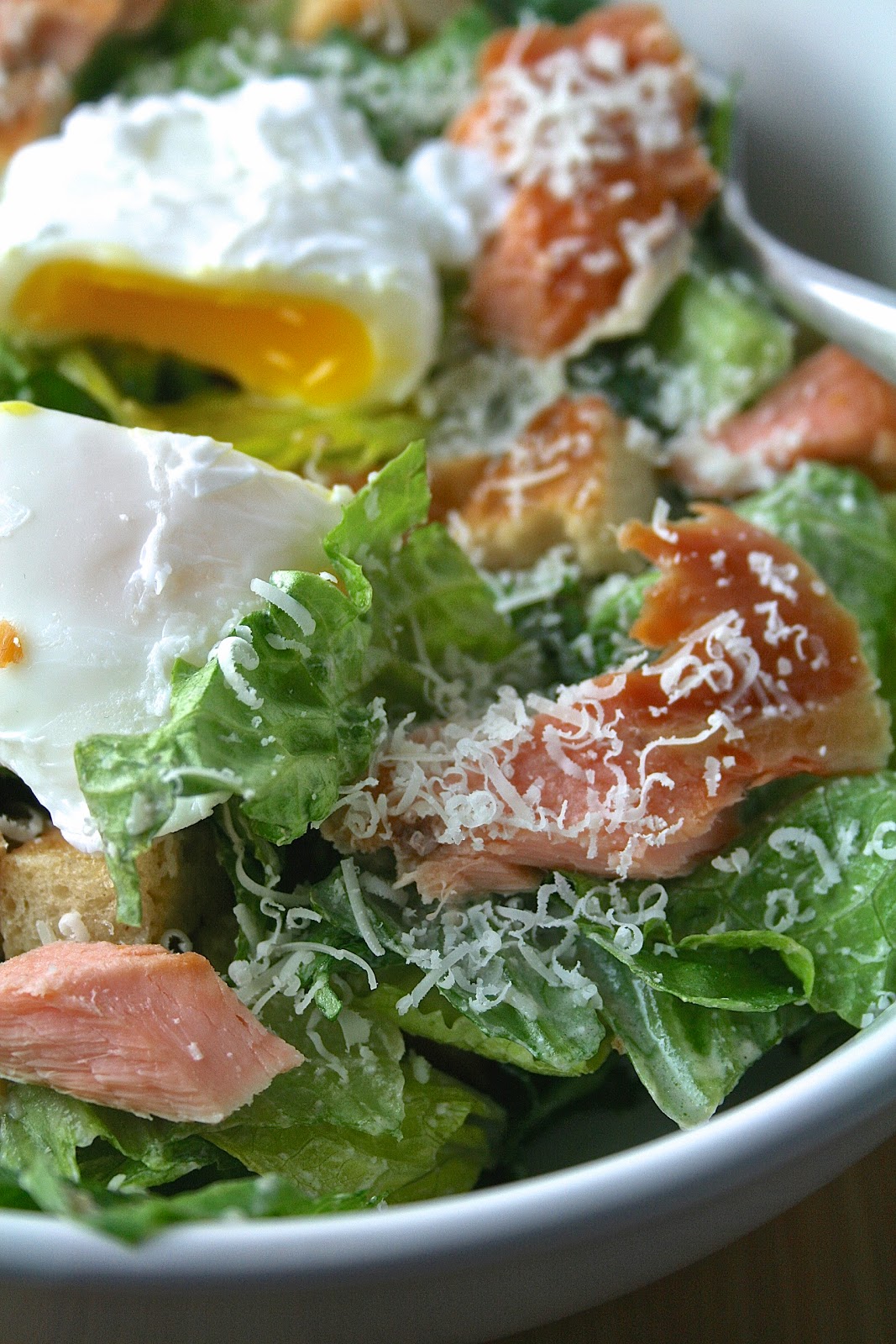 Oregon Transplant Smoked Salmon Caesar Salad