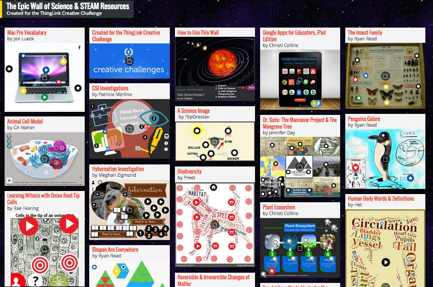 Cool Tools for 21st Century Learners: An Epic Wall of Science & STEAM Resources