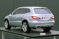 2011 Mercedes-Benz M-Class W 166 Design prototype foiled clay model