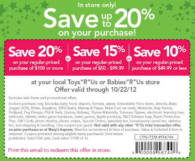 Babies r us in store discount coupons