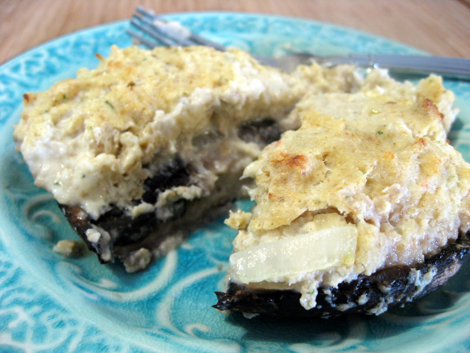 CrabCake Stuffed Portobello Mushrooms Tutorial The Virtuous Wife