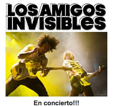 LOS AMIGOS INVISIBLES - GIRA CONCIERTOS ESPAÑA