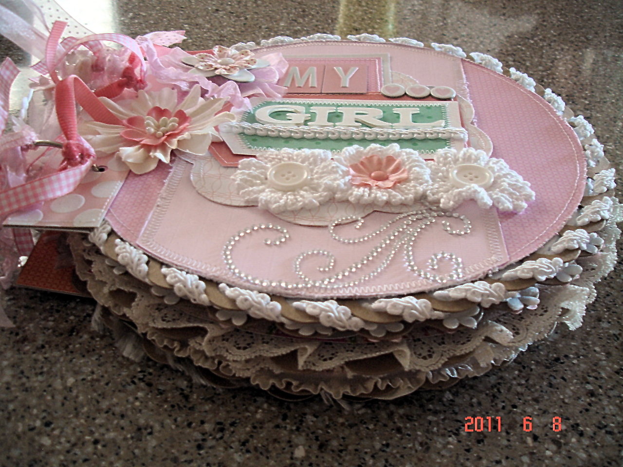 Scrapbooking by Phyllis My Girl 12x12 Scrapbook Chipboard Photo Album