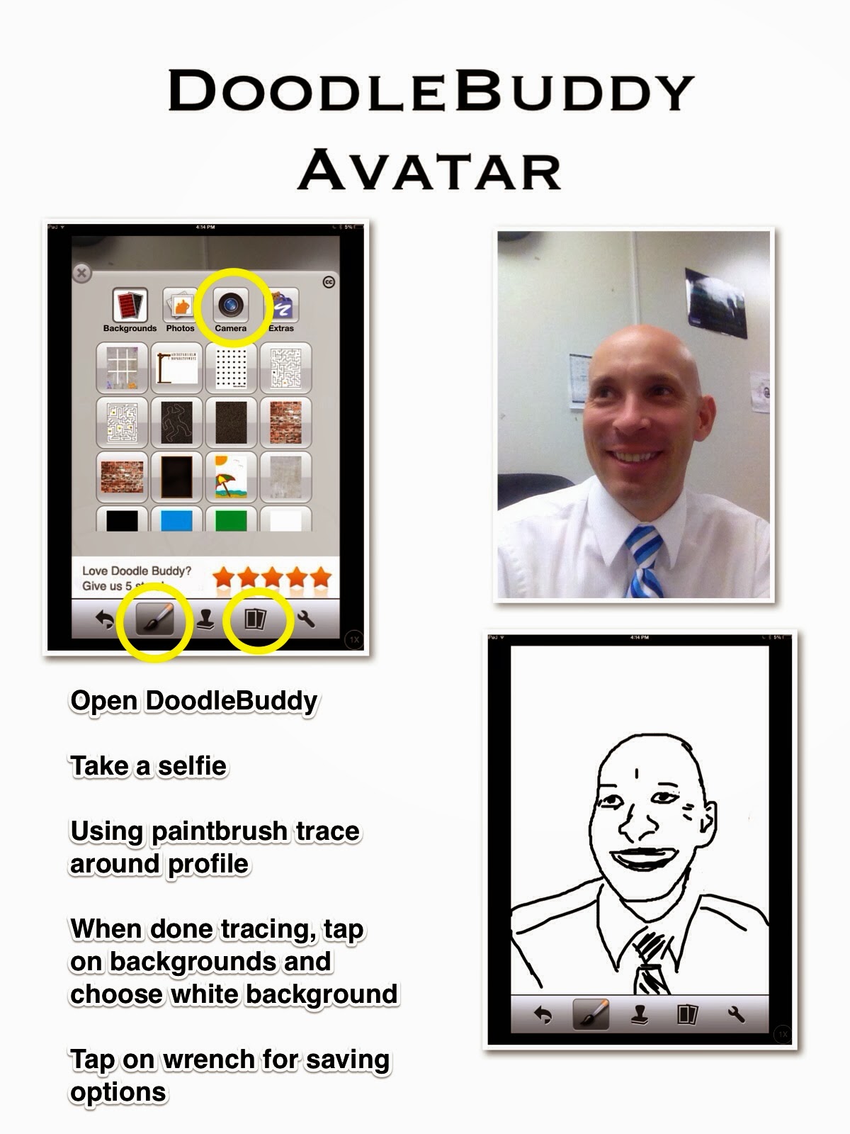 Comfortably 2.0: Creating Avatars with Doodlebuddy App