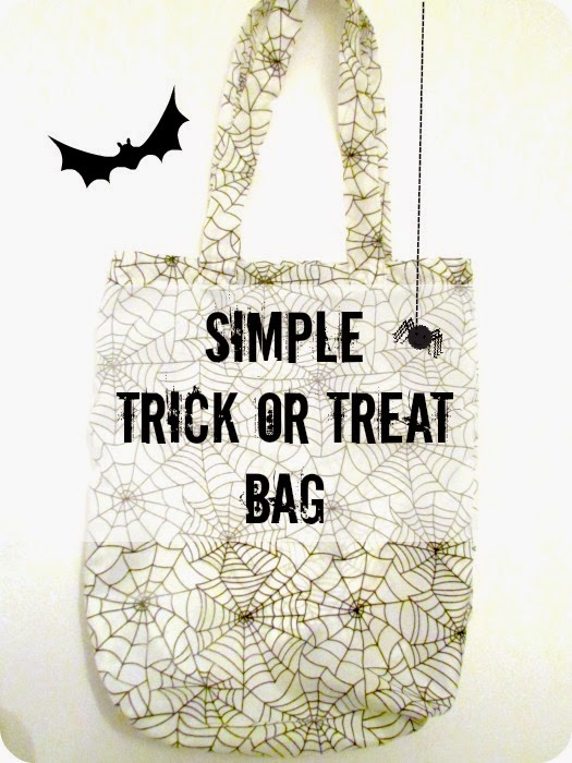 DIY Treat Bag, DIY Halloween Bag, Spider Bag