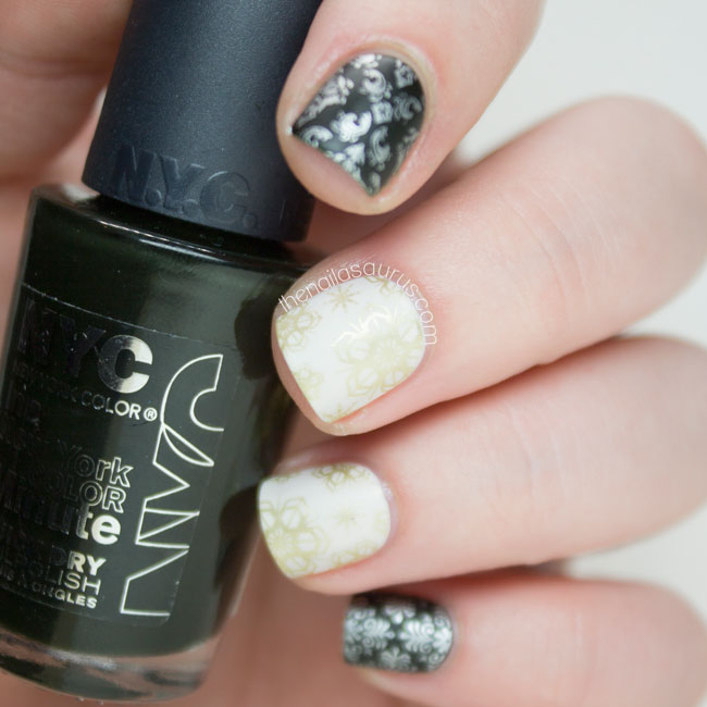 The Nailasaurus UK Nail Art Blog Wrapping Paper Nails, Christmas