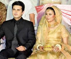 Ali Haider With Wife pics