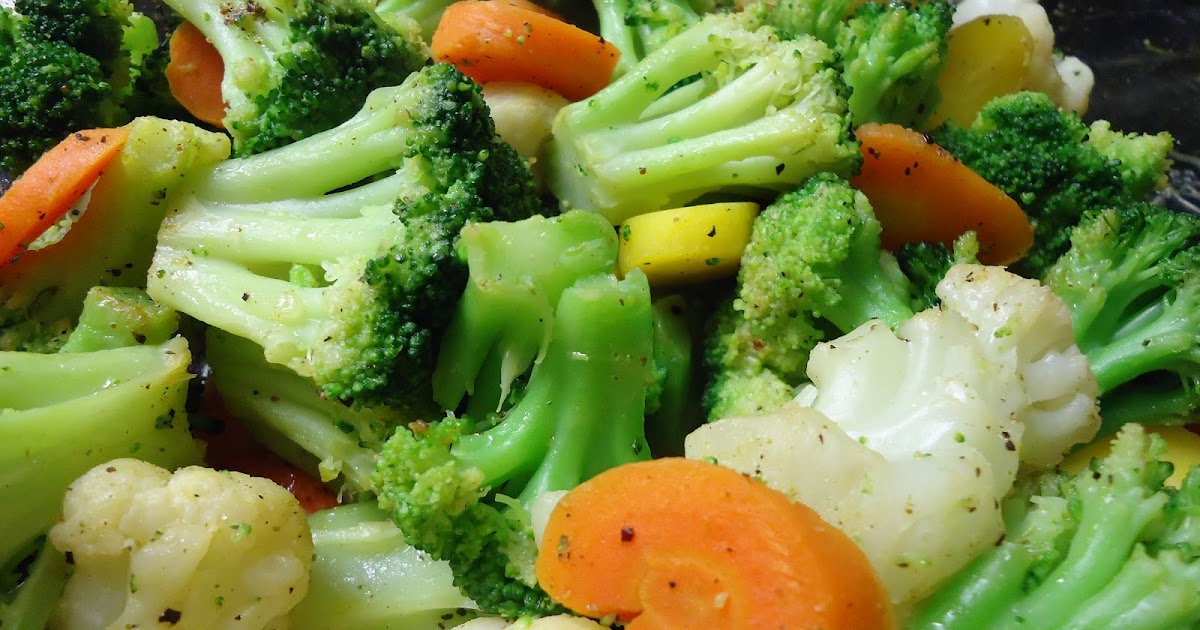 Egg Allergy Cooking Roasted Broccoli, Cauliflower & Carrots