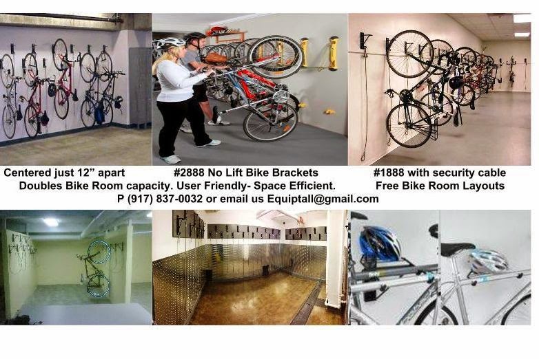 Wall Mount Bike Brackets NYC NYC Bike Room Solutions. Free Bike Room